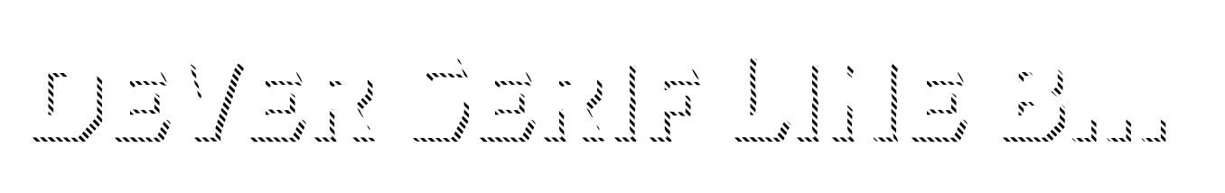 Dever Serif Line Bold